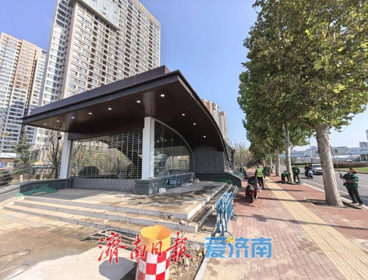项目强省会｜济南轨交4号线进入开通冲刺期，沿线道路绿地恢复收尾