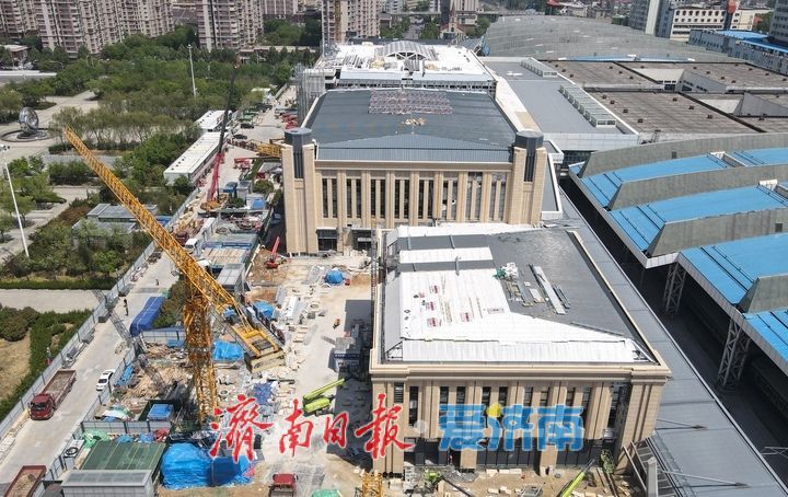 项目强省会｜济南站北站房项目建设高效推进