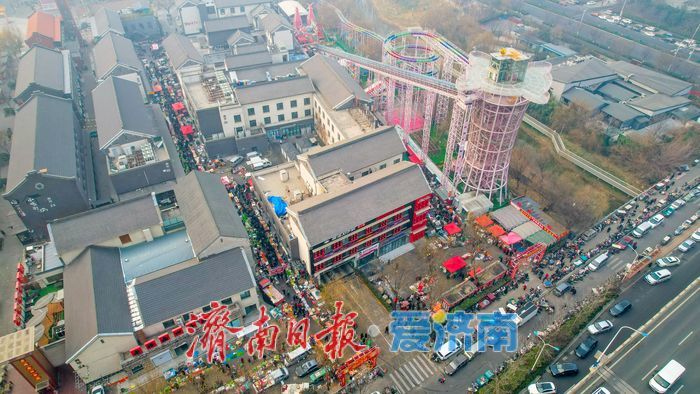 印象济南年集盛况再现，烟火气中迎新春