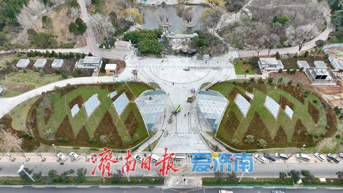 出站即是公园！济南地铁4号线泉城公园站基本建成