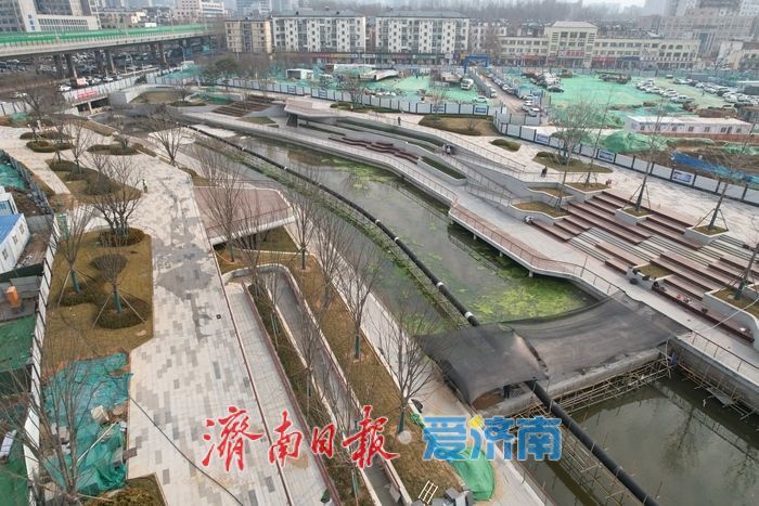 全福河“生态+休闲”景观带初见雏形