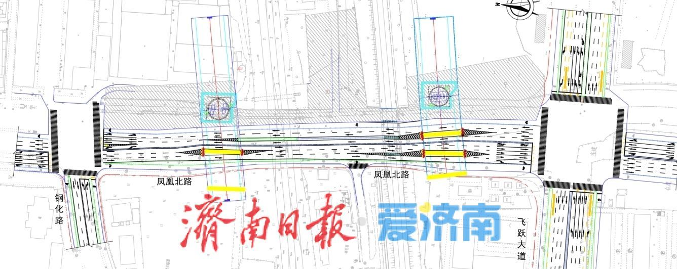 凤凰黄河大桥南延工程跨胶济铁路施工公告