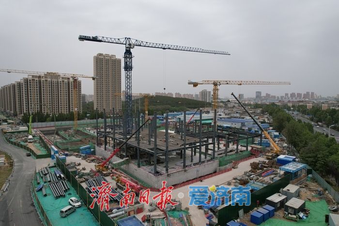 项目强省会｜济南首家山姆会员店建设加速，主体结构施工有序推进