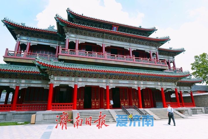登阁远眺倚“古”望“今”！山东古建筑博物馆核心景观“辰光阁”正式对外开放