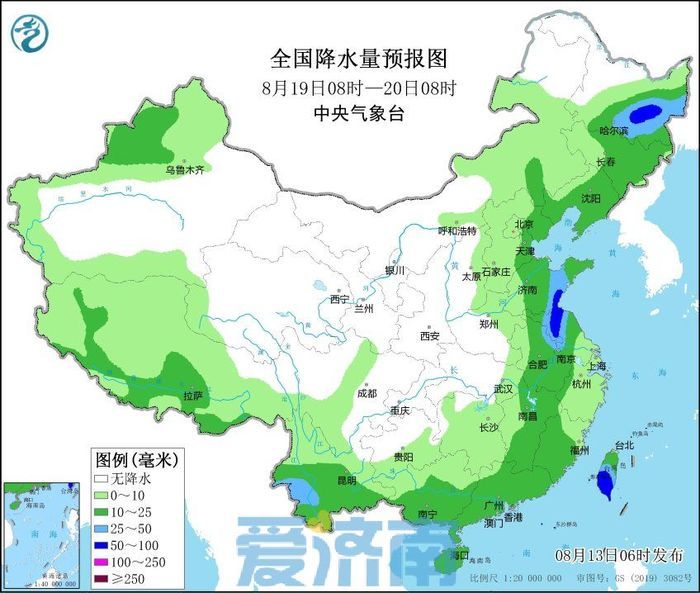 未来三天济南这些地区将有雷阵雨+7～8级风，周末还有大范围雨水来袭！