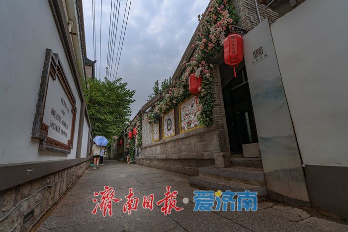 一年四季 泉在济南丨西更道街雕窗框画意，让济南更具泉韵