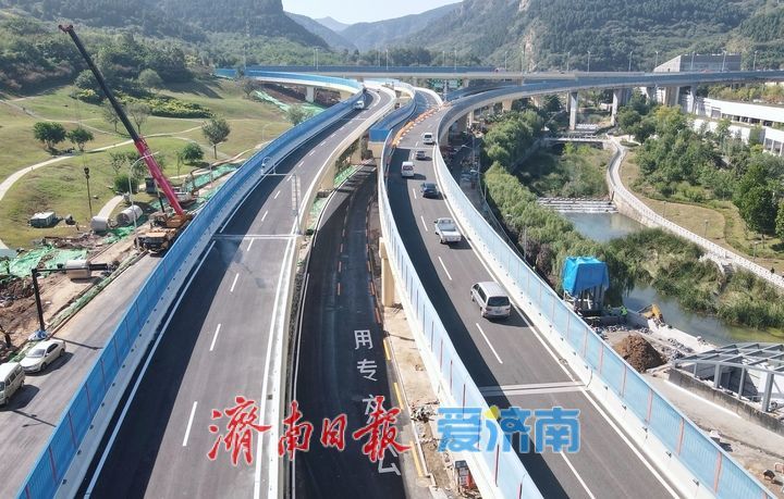 项目强省会｜二环南快速路龙鼎立交新建匝道桥展露新貌
