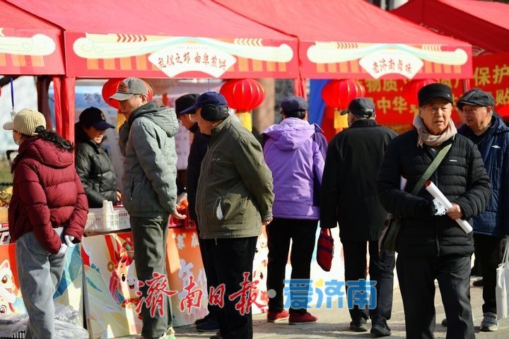 新年将至年味渐浓，济南公园“年货大集”让您一站购齐