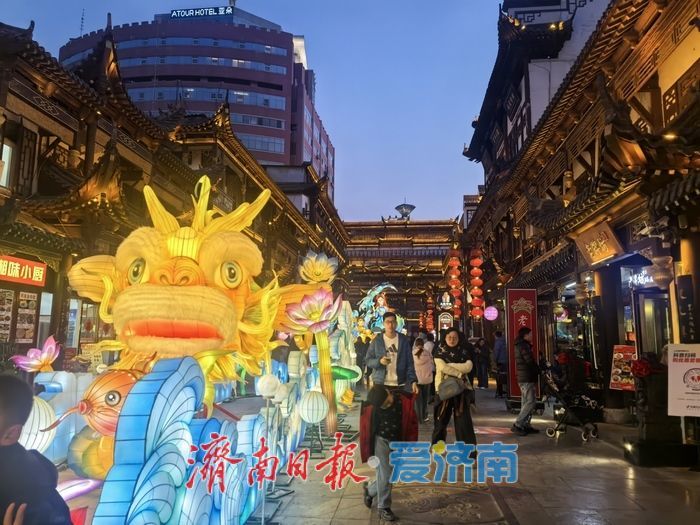 “泉”在济南过大年｜人气如潮，消费火热！欧亚大观园历史文化街区年味十足