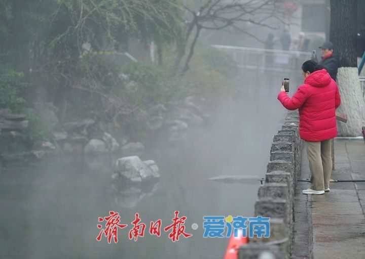 一年四季 泉在济南｜雪润趵突绘仙境，水位创近十年历史同期最高