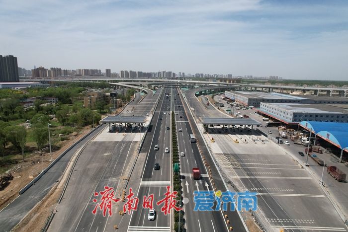 济南零点立交改扩建项目进入最后冲刺阶段