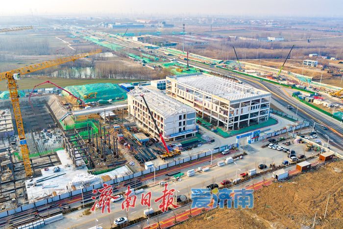 济南起步区省实验鹊华校区小学部雏形已现