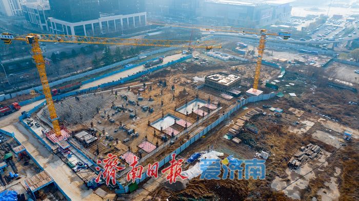 高铁沿线青岛路南侧地块四项目加速建设 济南西站片区再添重要配套设施