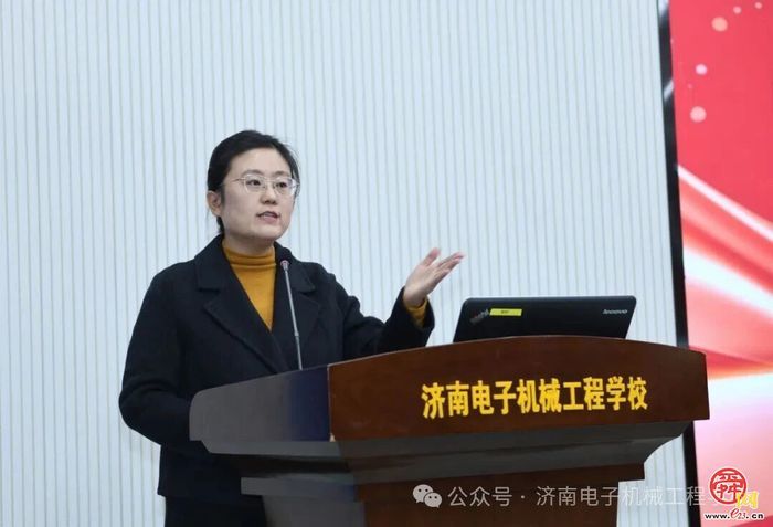 青蓝共济传薪火 师徒结对育新人——济南电子机械工程学校举行青年教师结对培养启动仪式