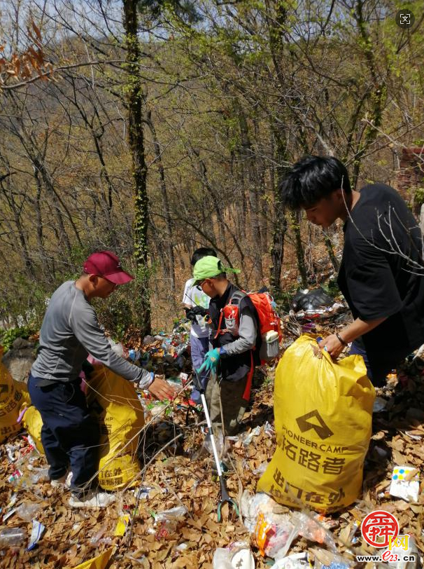 百人聚力净山野 生态守护筑青山 济南“一城山色”药乡森林公园百人净山活动圆满收官