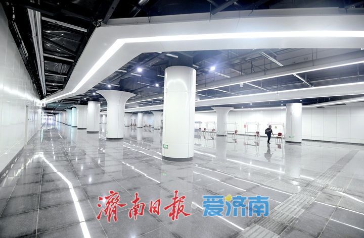 首设“自动步道”，轨交2号线连通济南火车站北广场地下通道即将投用