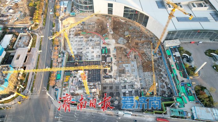 项目强省会｜济南西站中轴线217米新地标！山东国际会展中心21万平方米配套部分项目加速推进