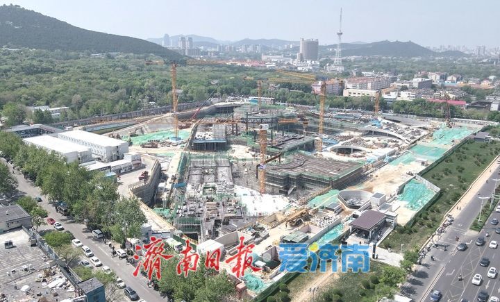 济南首个轨交地下TOD综合体主体施工，千佛山站将成城市新名片