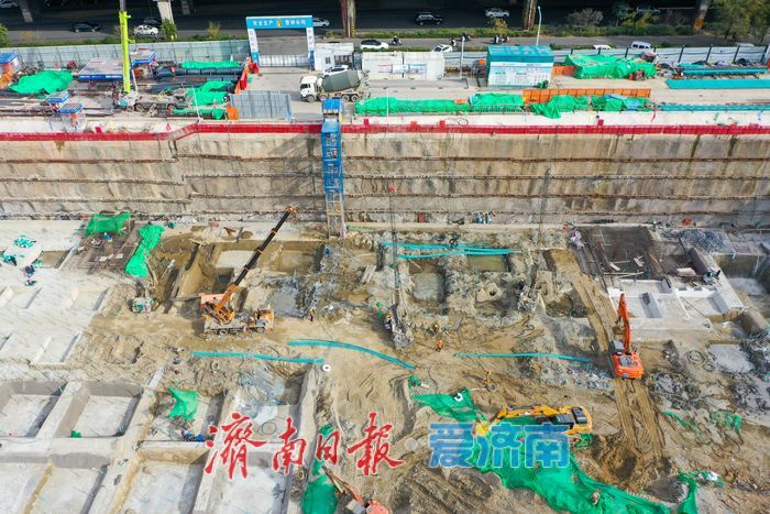 项目强省会｜洪楼TOD项目二期A1地块建设稳步实施，济南首家京东MALL将入驻