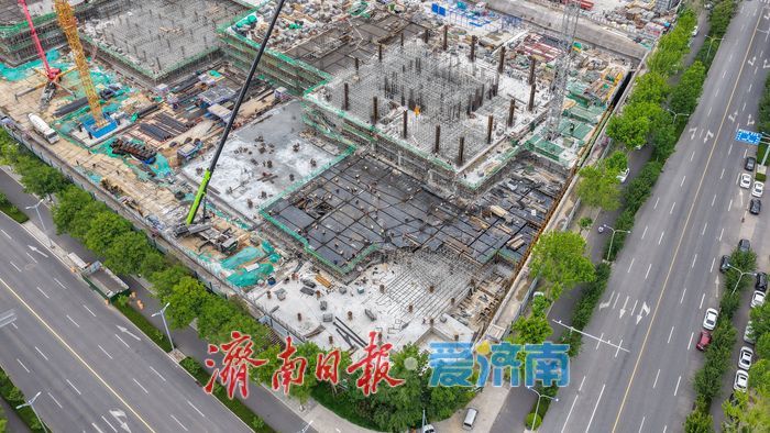 项目强省会｜中央公园北地块项目主体施工全面展开