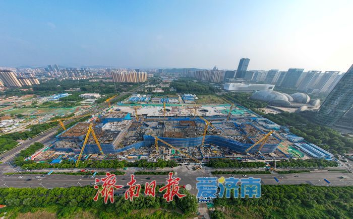 济南西部商业地标山东最大第四代万达广场建设提速