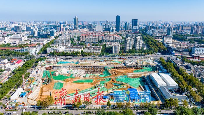 项目强省会｜济南千佛山站TOD项目加速建设，助力实现“山城融合”