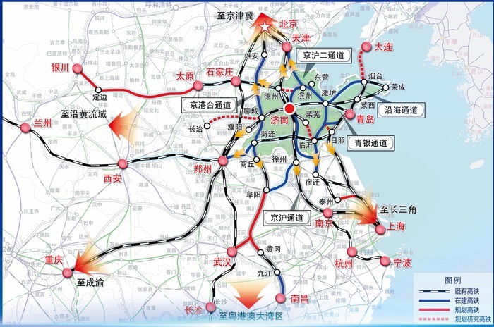 济南郑州四“路”通达，济郑高铁“最经济”