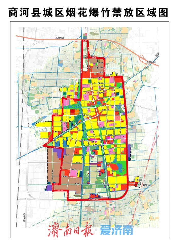 济南明确了：禁放区不燃放烟花爆竹（附各区县示意图）