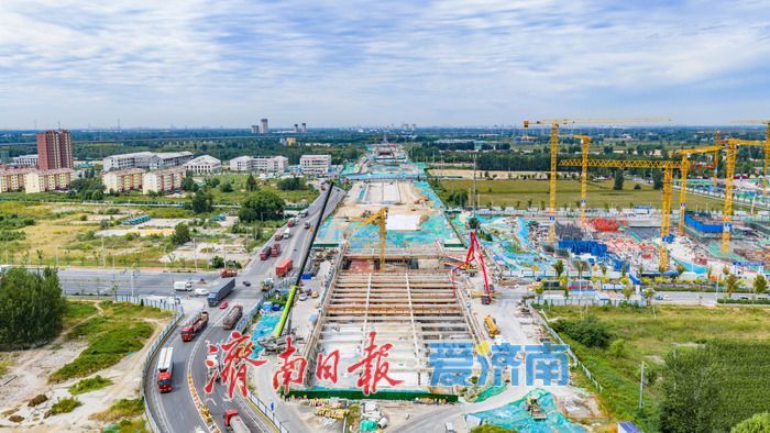 多点施工进入尾声 济南黄河大道二期构建起步区纵横交织道路体系