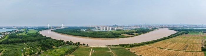 黄河山东段入主汛期，济南河段水势平稳