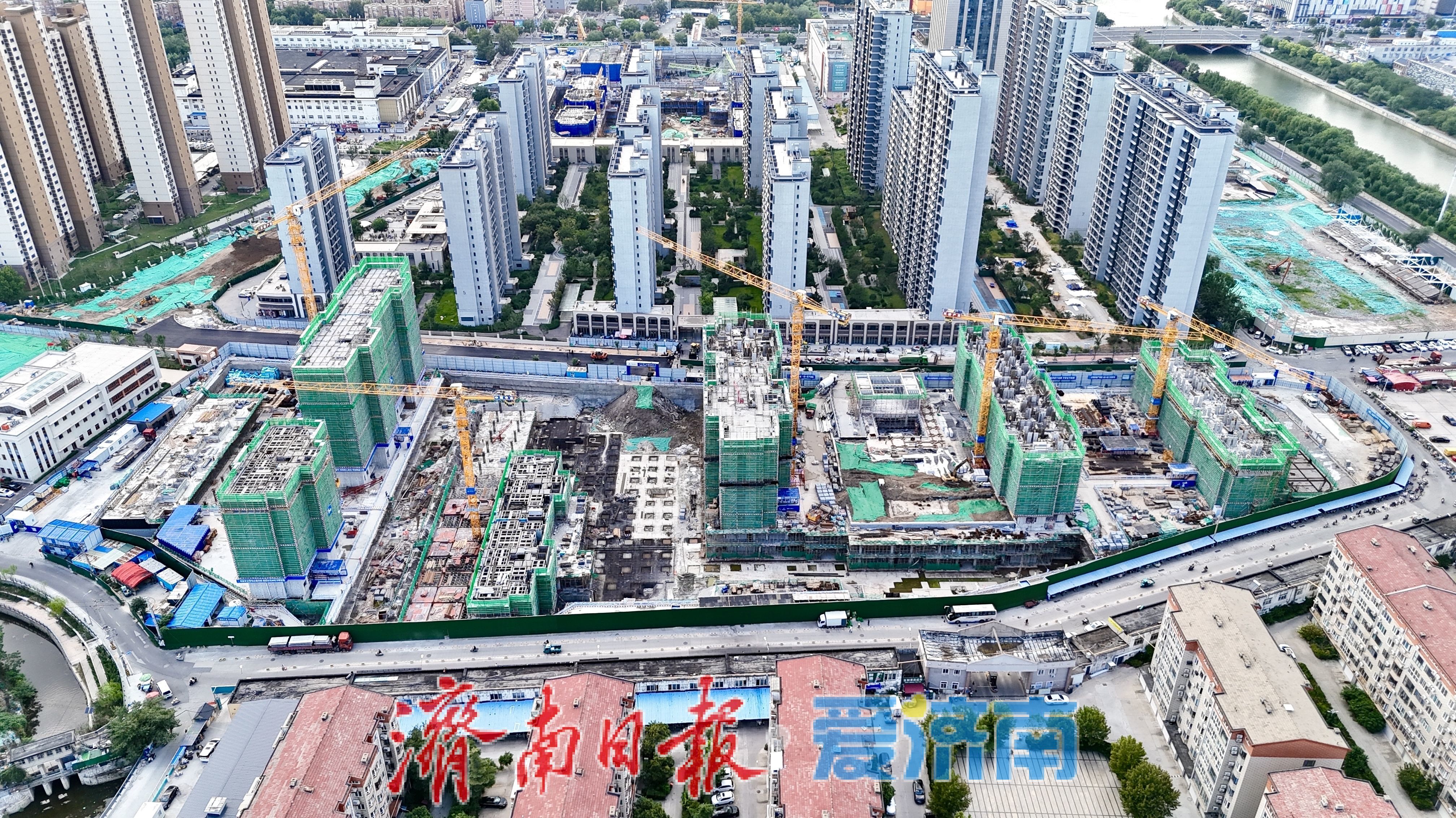 多楼栋迎新节点 济南标山二期B-3地块施工跑出加速度
