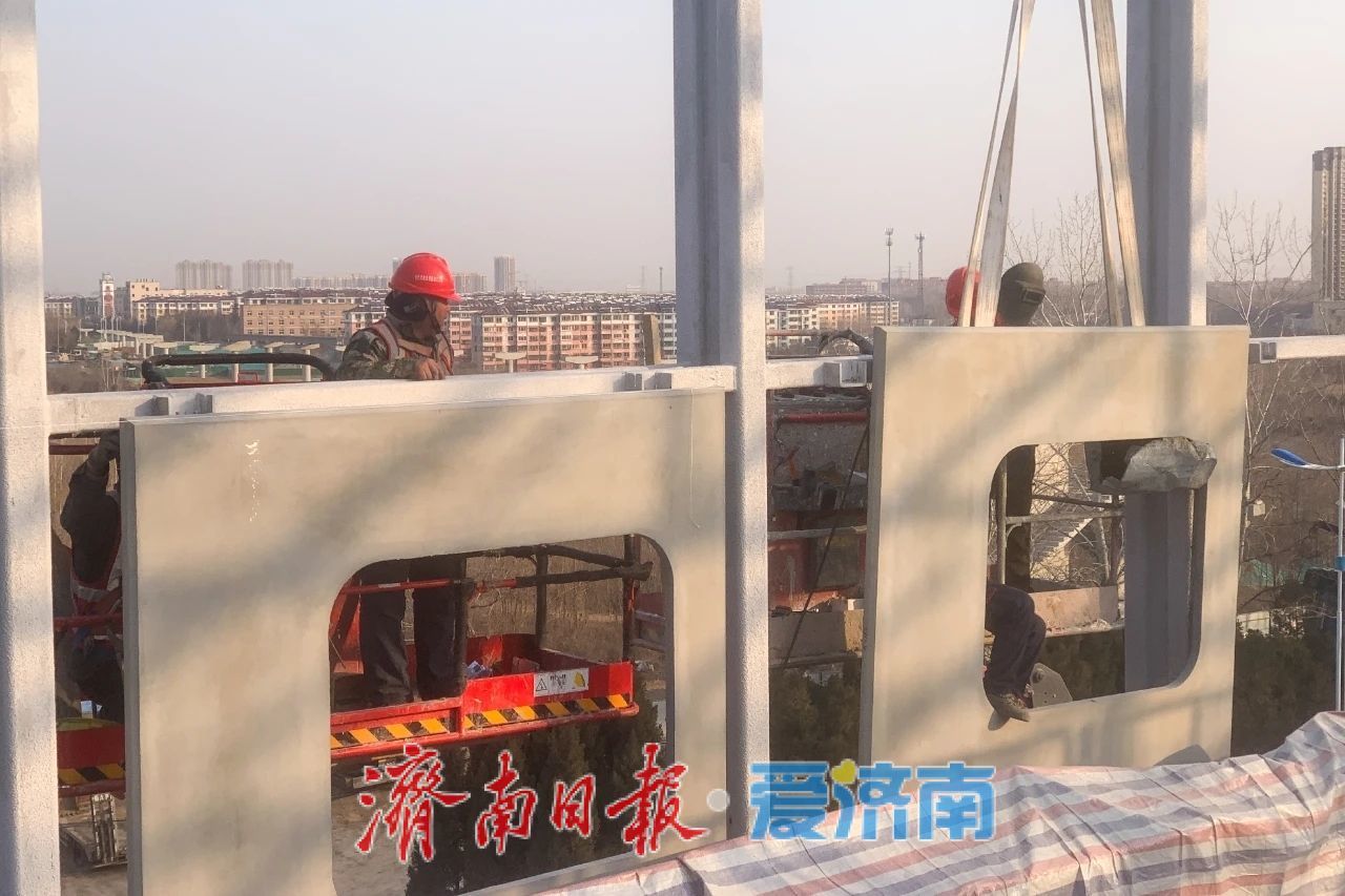 济南轨道交通8号线高架车站用上新“皮肤”！