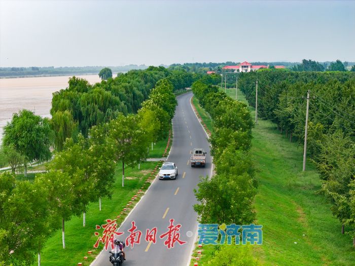 黄河生态风貌带，泉城人家的“天然凉棚”