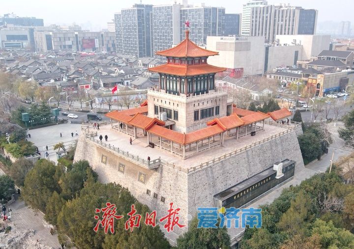 历经两个半月，济南解放阁重新对市民游客开放参观