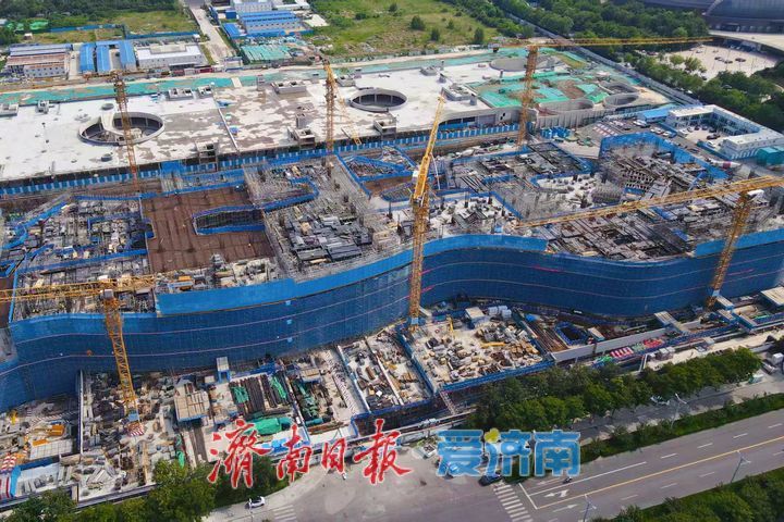 山东最大第四代万达广场建设全面提速