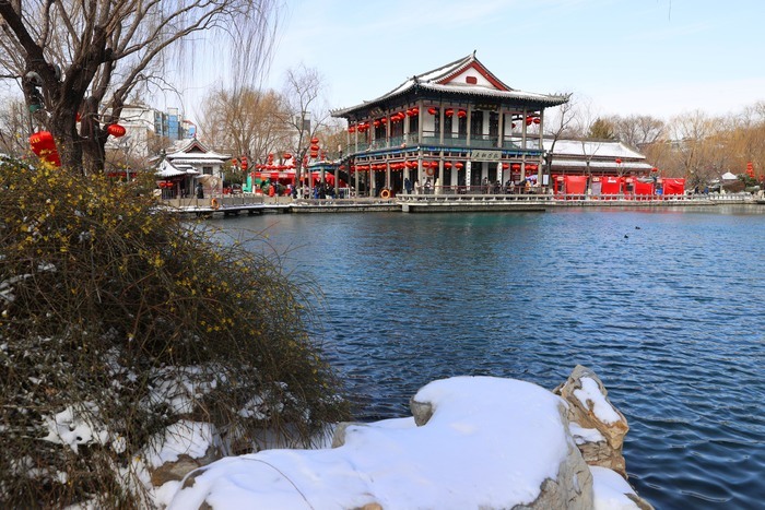 雪后初霁的“济南府”古韵画境，诗意满满！