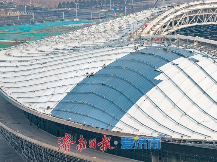 锚定节点、全力冲刺！济南黄河体育中心项目“一场两馆”加速推进