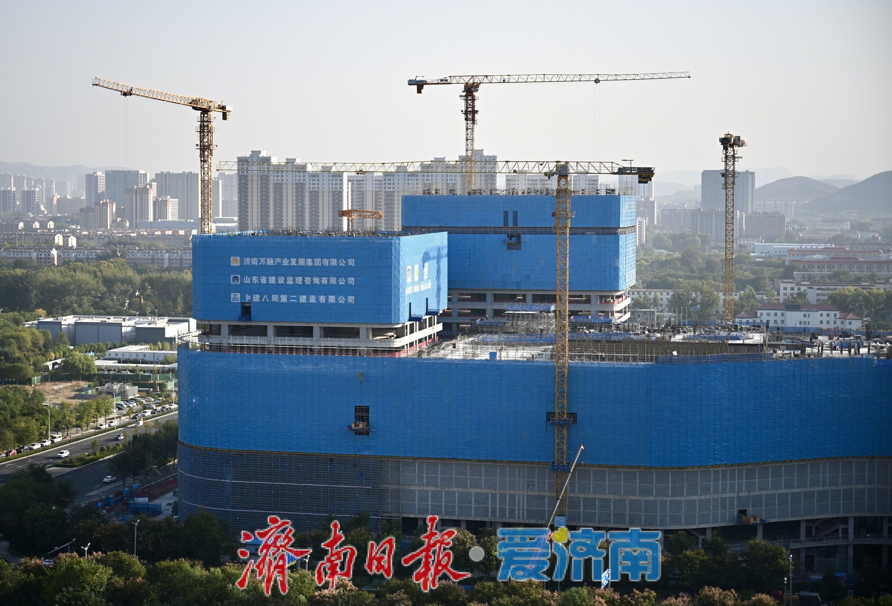 山东在建规模最大第四代万达广场项目稳步推进 济南西城新商业地标加速成型