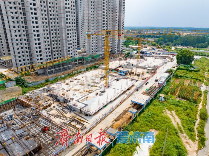 济南西兴佳苑安置项目进入收尾阶段，配套商业雏形显现