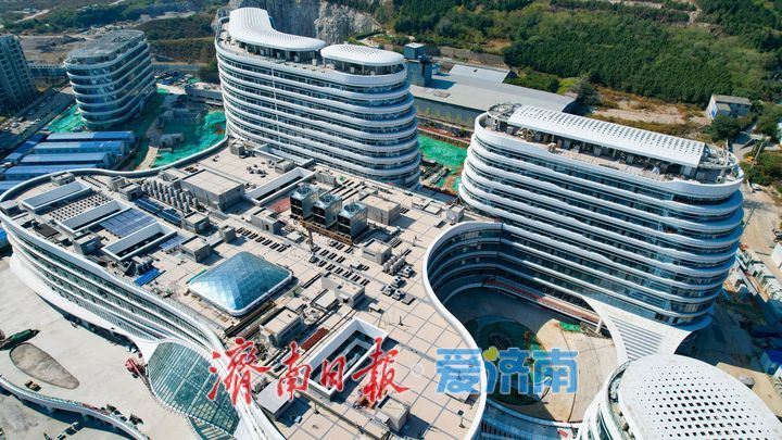 主体完工 济南市第一人民医院新院区装饰安装工程有序推进
