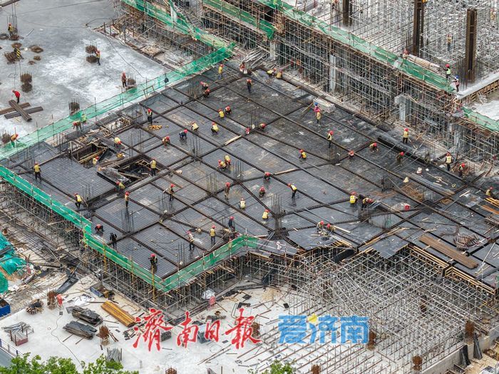 项目强省会｜中央公园北地块项目主体施工全面展开