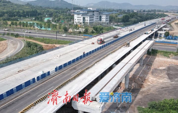 既有车道4改8，济南绕城高速“扩容”迎新貌
