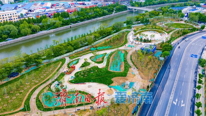 天桥区王炉北辛城中村改造配套公园基本成型 绘就民生幸福新图景