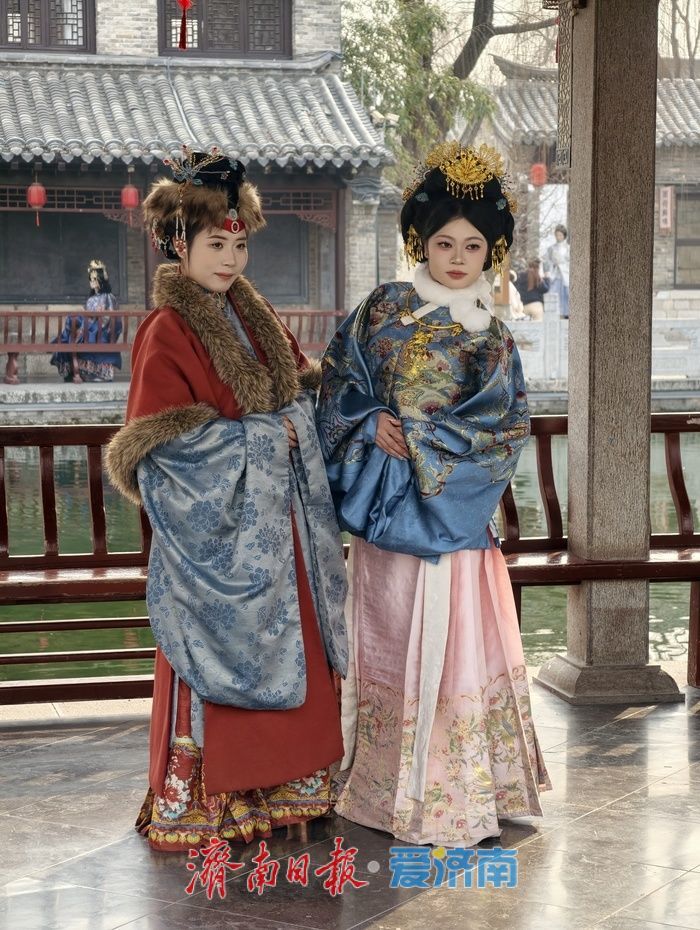 泉城古巷，汉服迎春