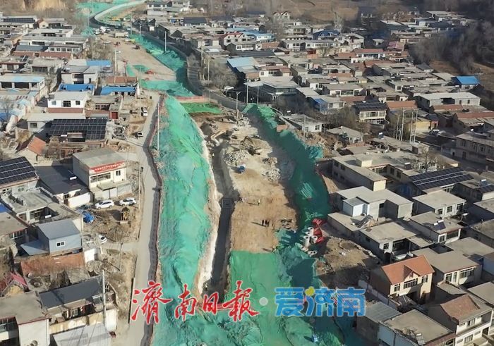 项目强省会｜济南港九路拓宽项目正紧锣密鼓施工