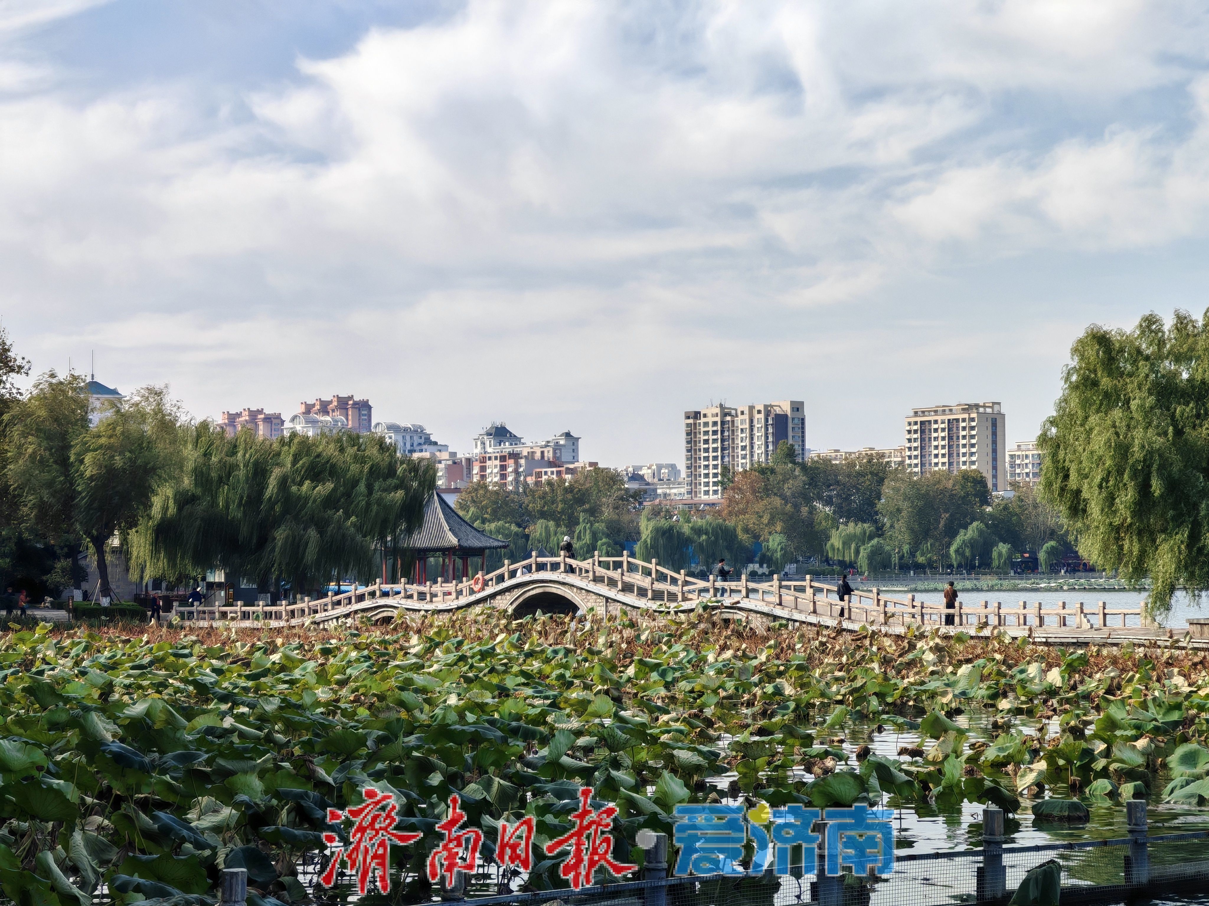 大明湖游人如织 秋意正浓