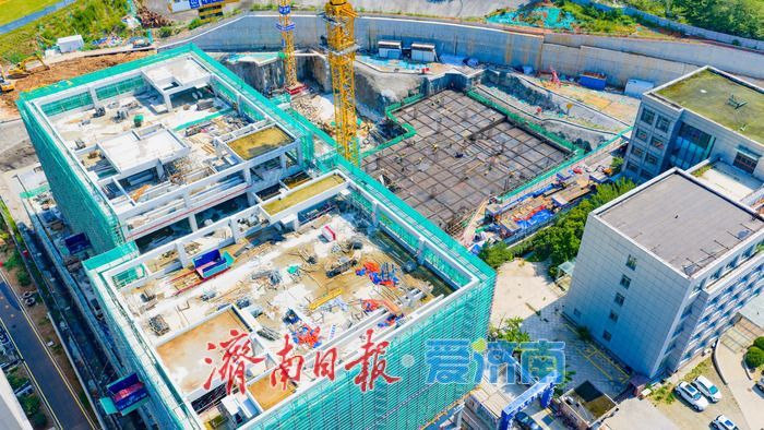 鸥玛数据产业园区项目主体结构封顶 助力济南数字科创产业升级