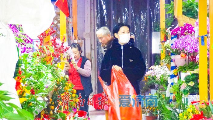 马年添芳气 花市启新程 济南老东门花卉水族市场年宵花销售掀热潮