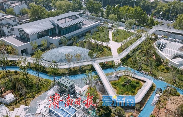 项目强省会｜济南槐苑文化体育公园项目地上公园计划上半年对外开放