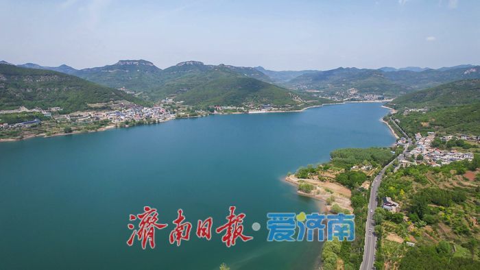 泉城生态持续向好，锦绣川水库盎然春意入画来